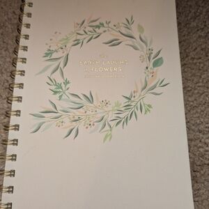 Floral Wreath Spiral Journal/Notebook